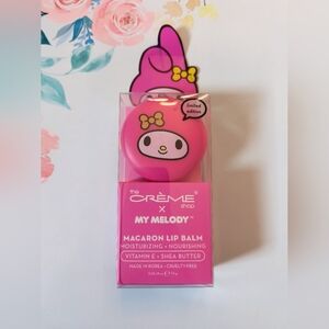 Sanrio My Melody Moisturizing Macaron Lip Balm In Strawberry Ice Cream